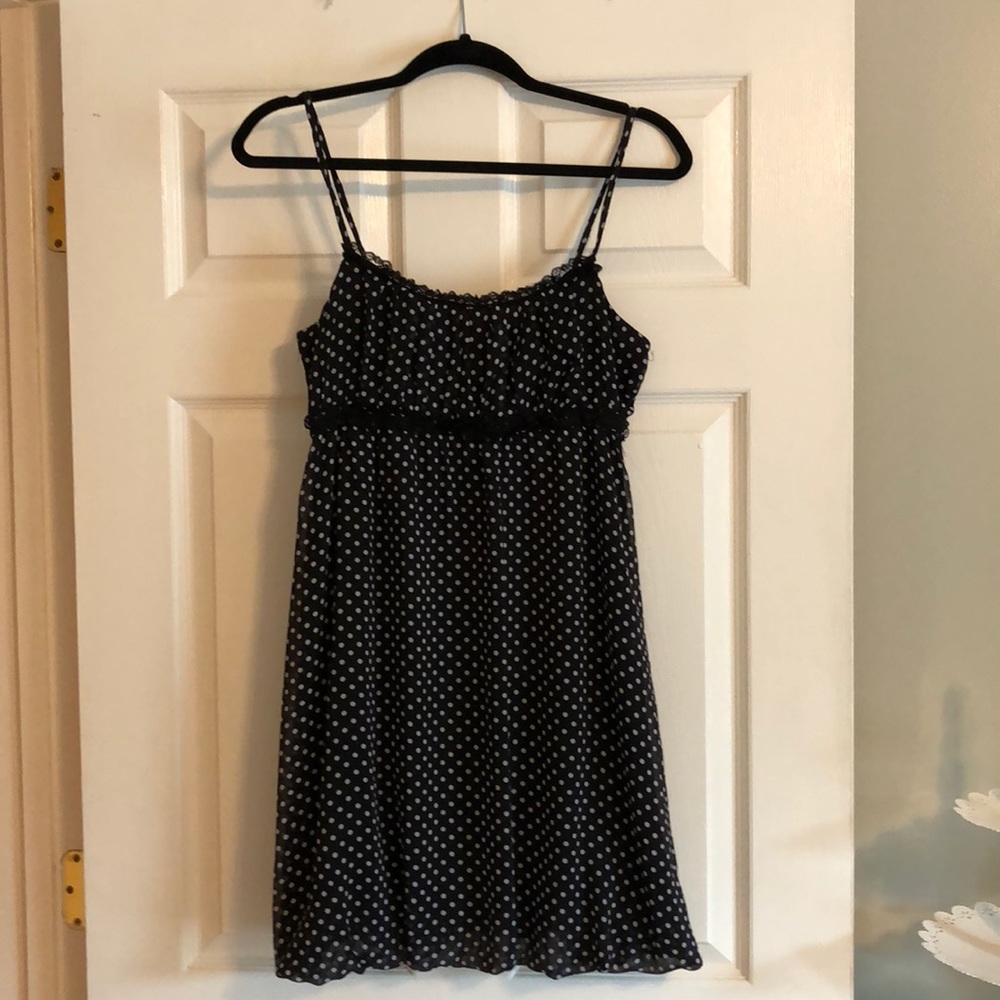 Maurice’s black and white polka dot sun dress